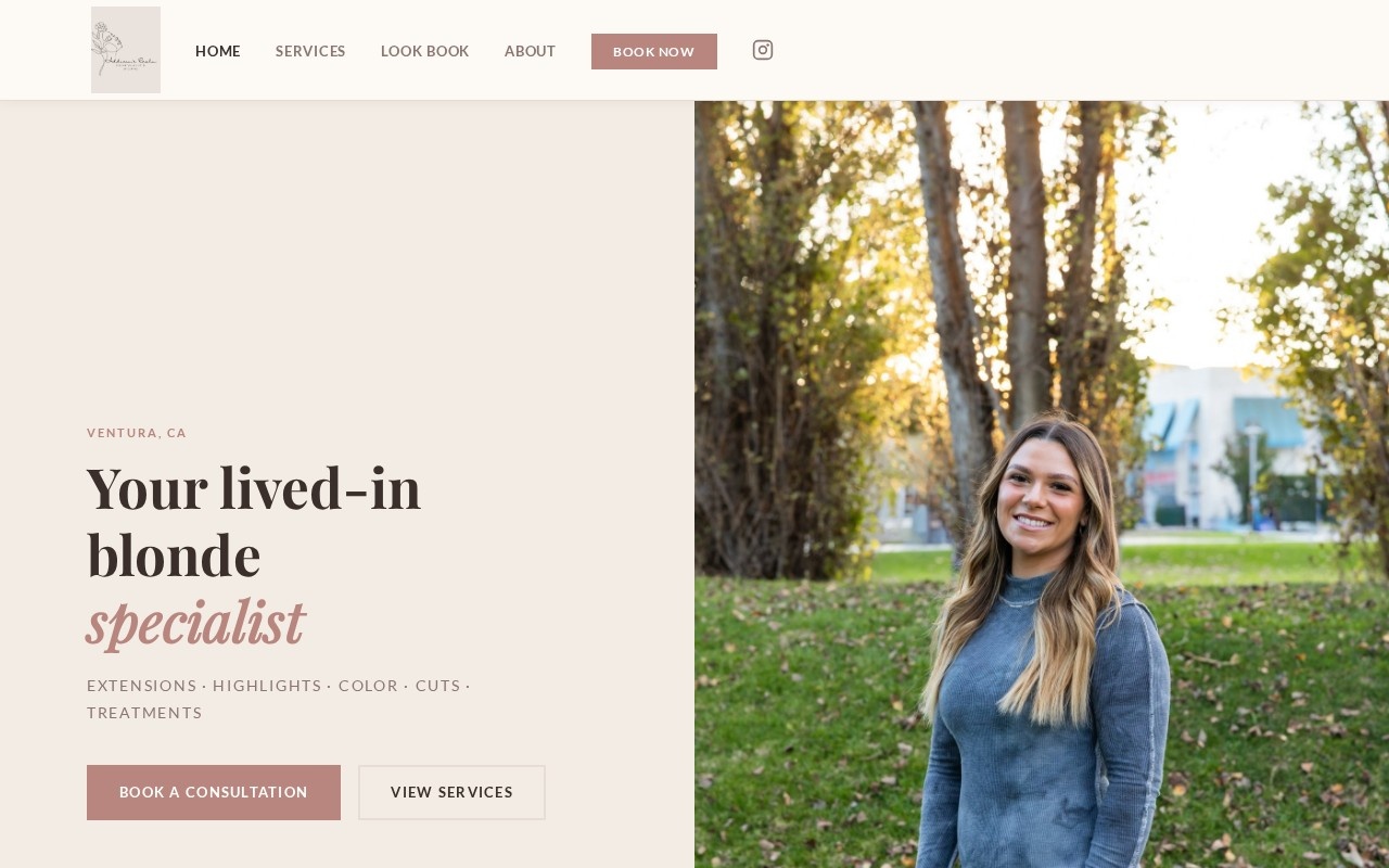 addisonrealm.com screenshot