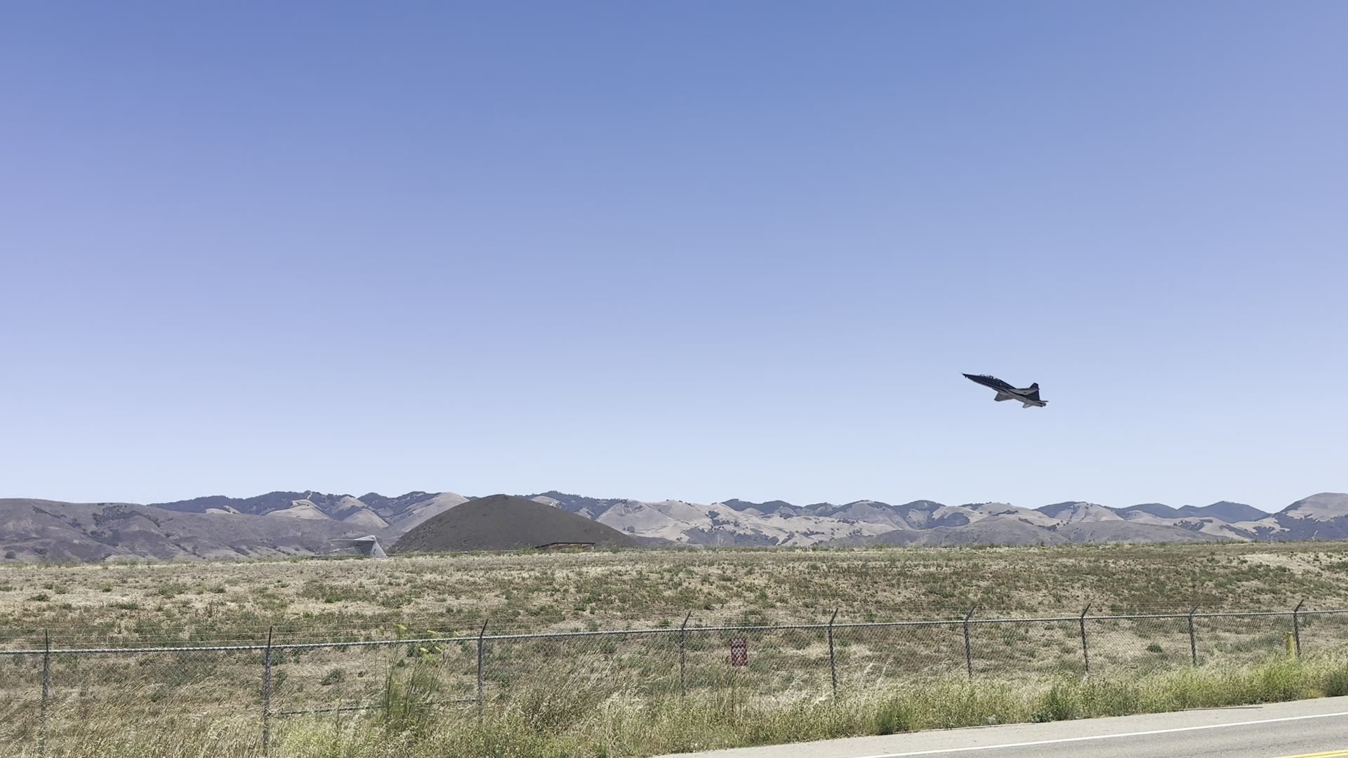 Illustration for: Screeching By: A T-38 Over the Central Coast